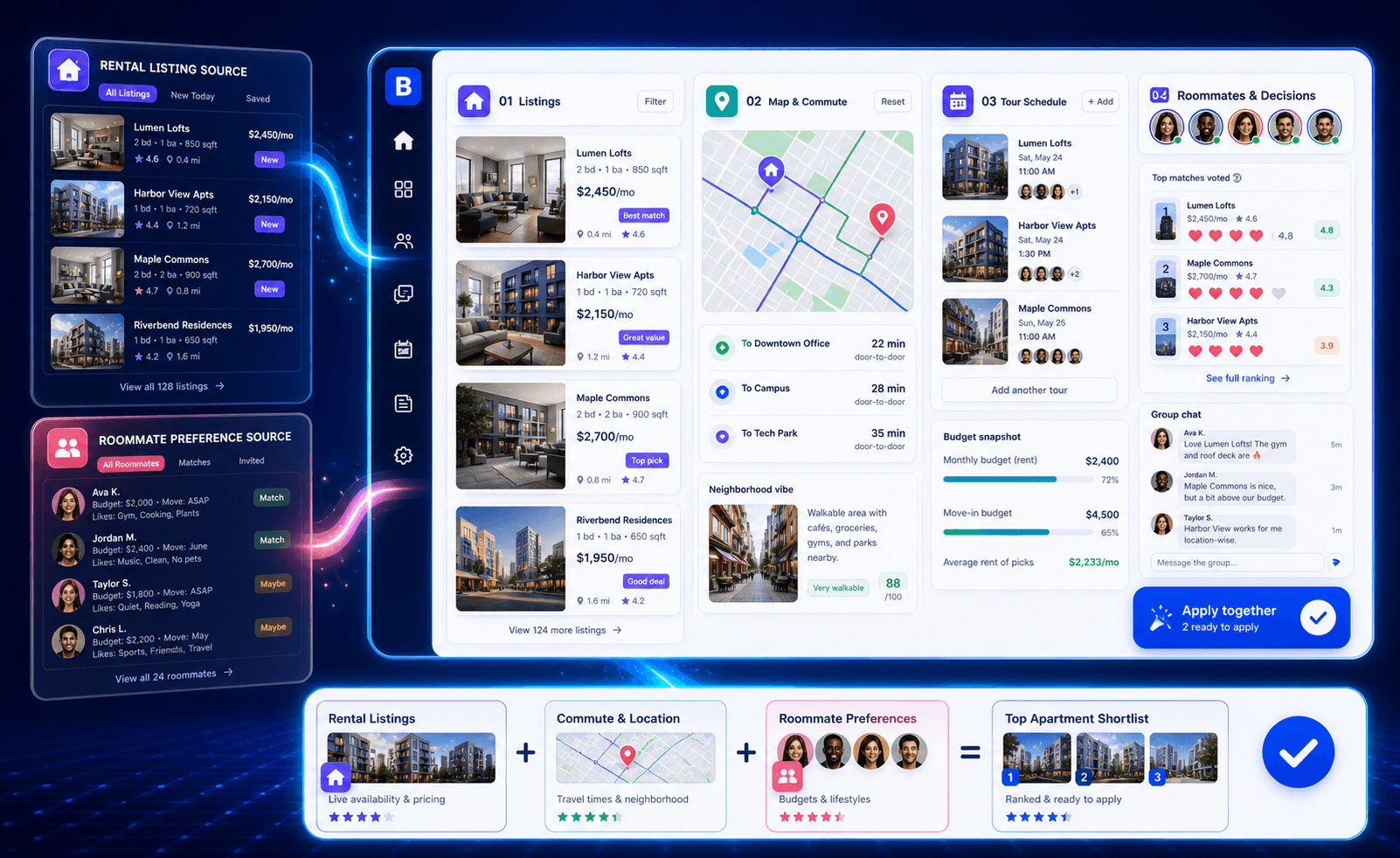 Apartment Hunt shared experience preview