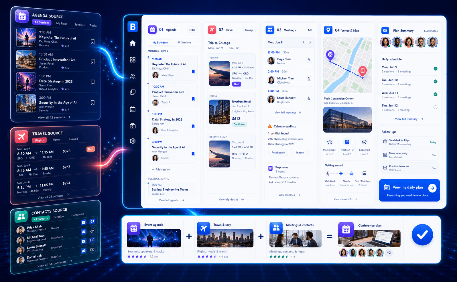 Conference Planner experience preview